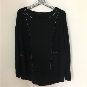 Nicole | Black Hi- Low Sweater | XL